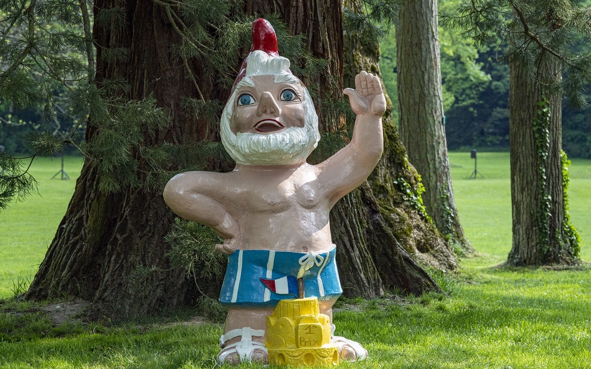 Expo art contemporain jardin du château de Fontainebleau 