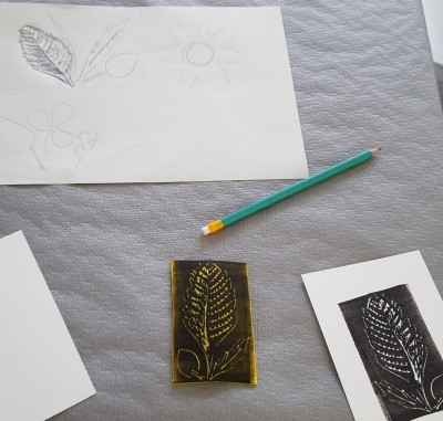 Atelier de gravure sur mousse