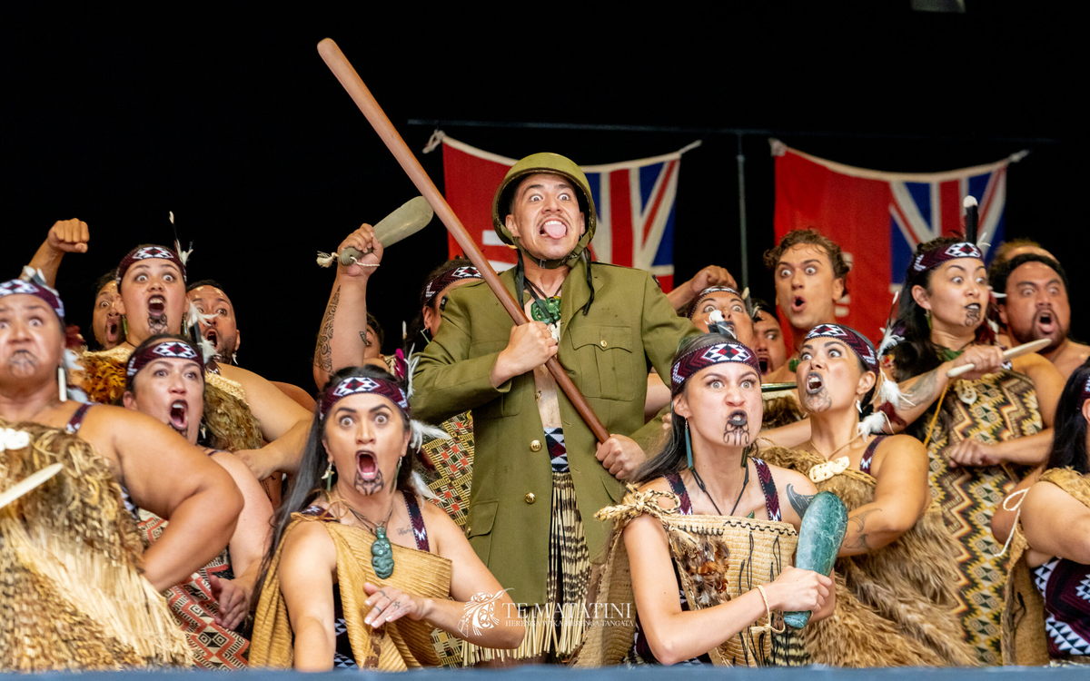 Danse haka par Te Matatini