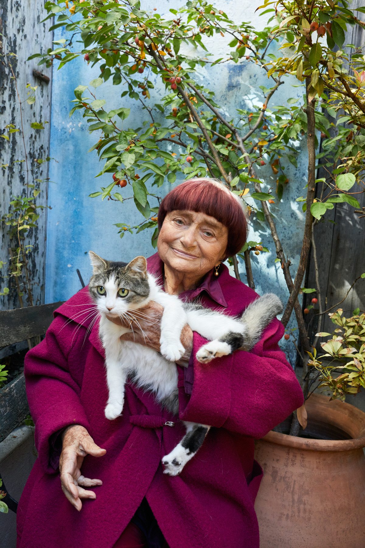 Juergen Teller, Agnès Varda et son chat Nini 