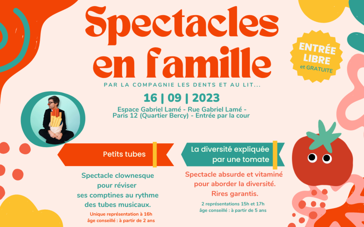 SAmedi 16 septembre - spectacles