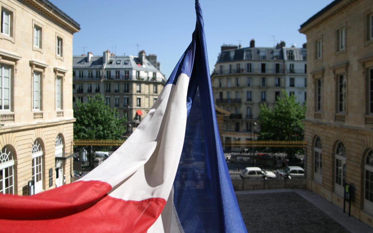 Vue de la cour principale du Collège de France