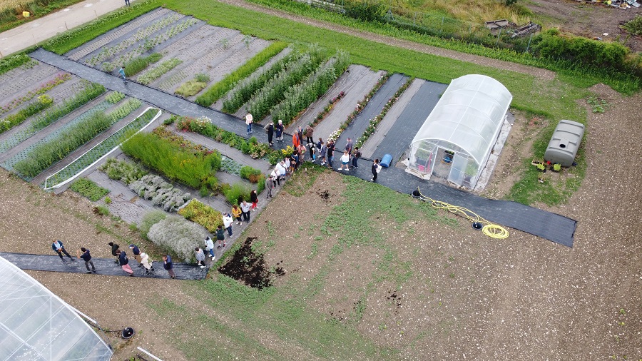 Visite ferme floral La Grande Paroisse 