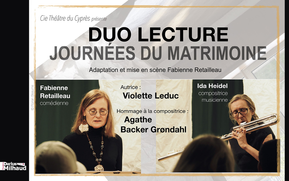 Duo lecture - Journées du Matrimoine
