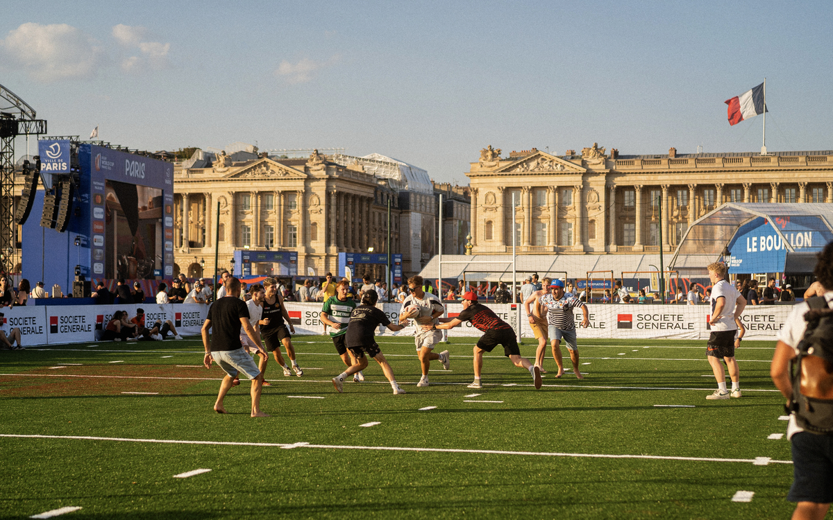 Initiation rugby au Village Rugby