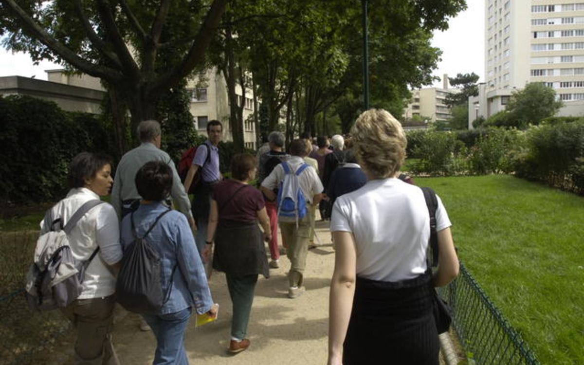 randonnée sur le parcours du tramway T3