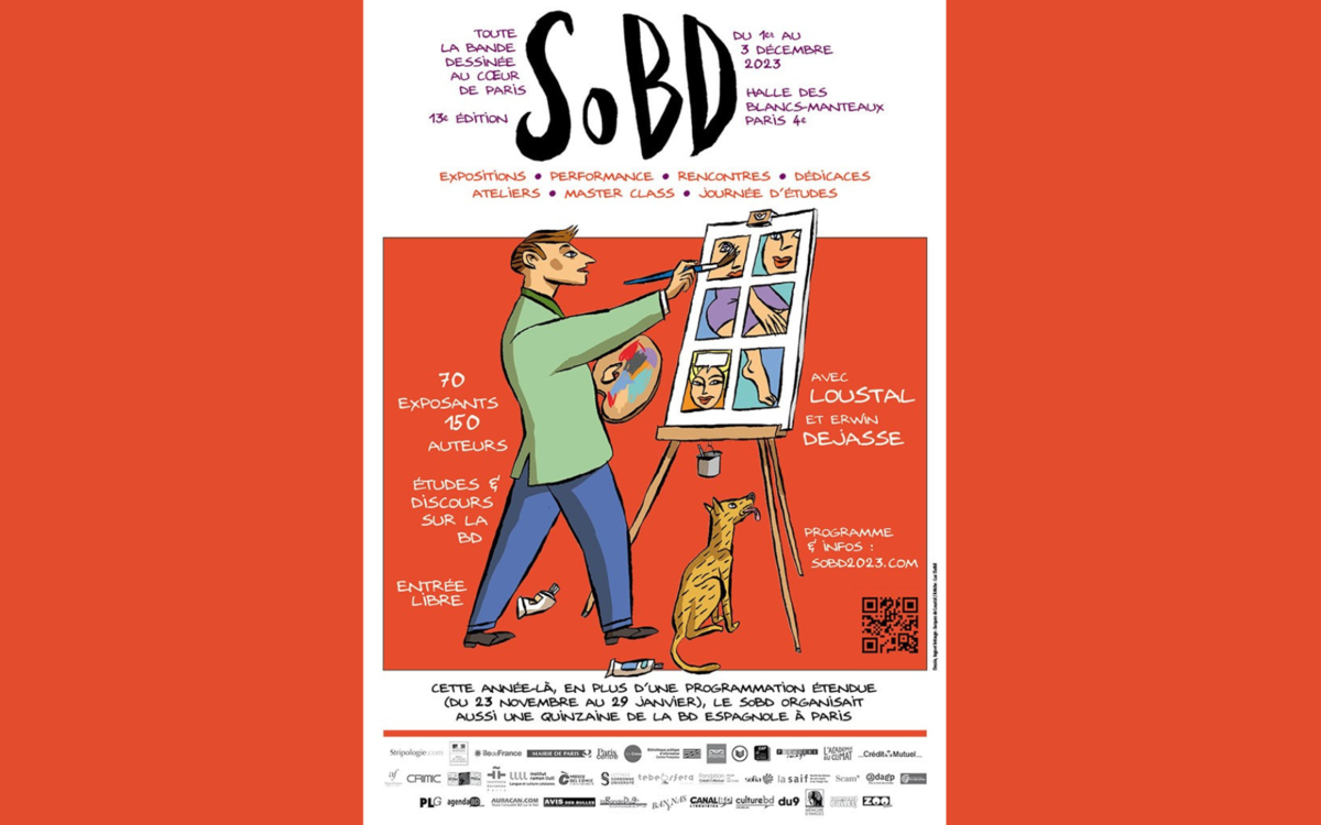 affiche de l'édition 2023 du salon SoBD