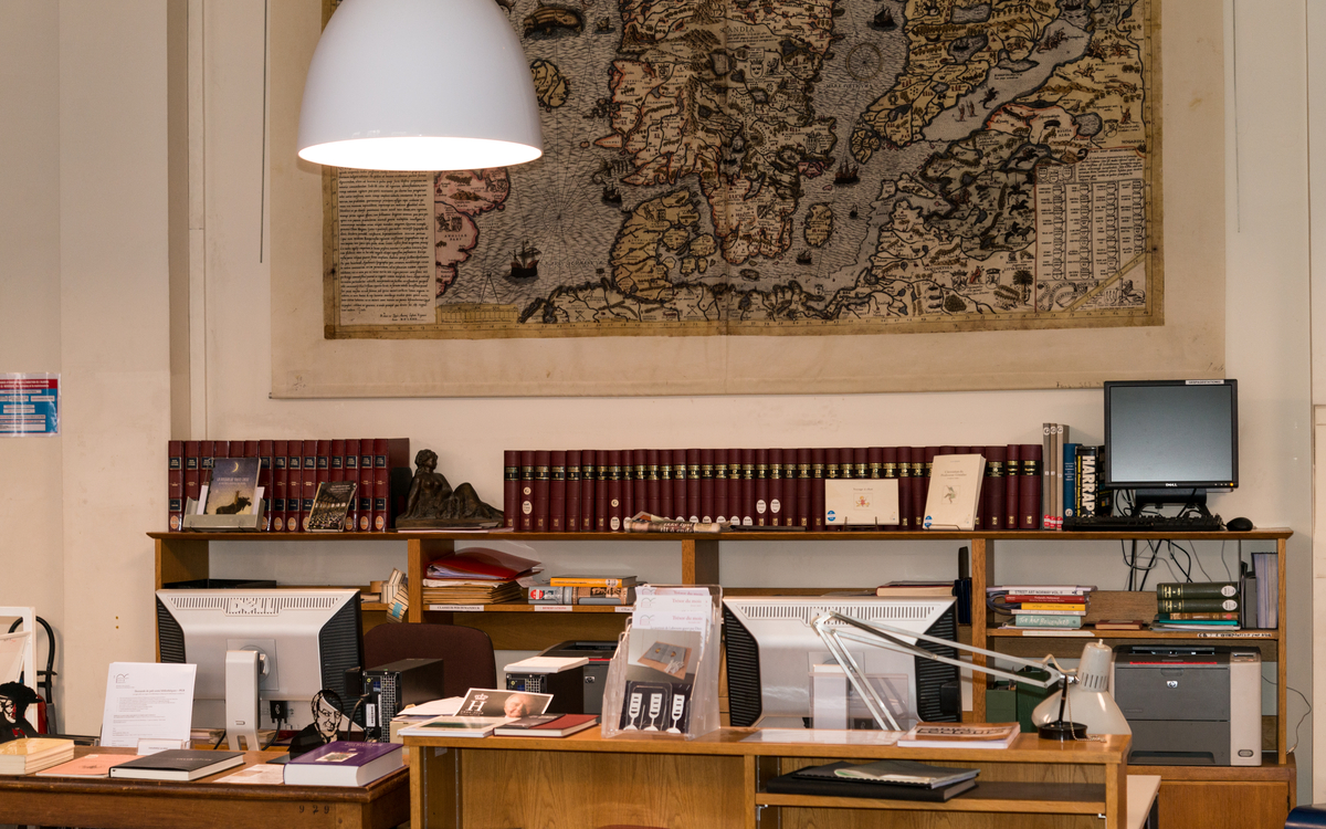 Salle de lecture de la Bibliothèque nordique