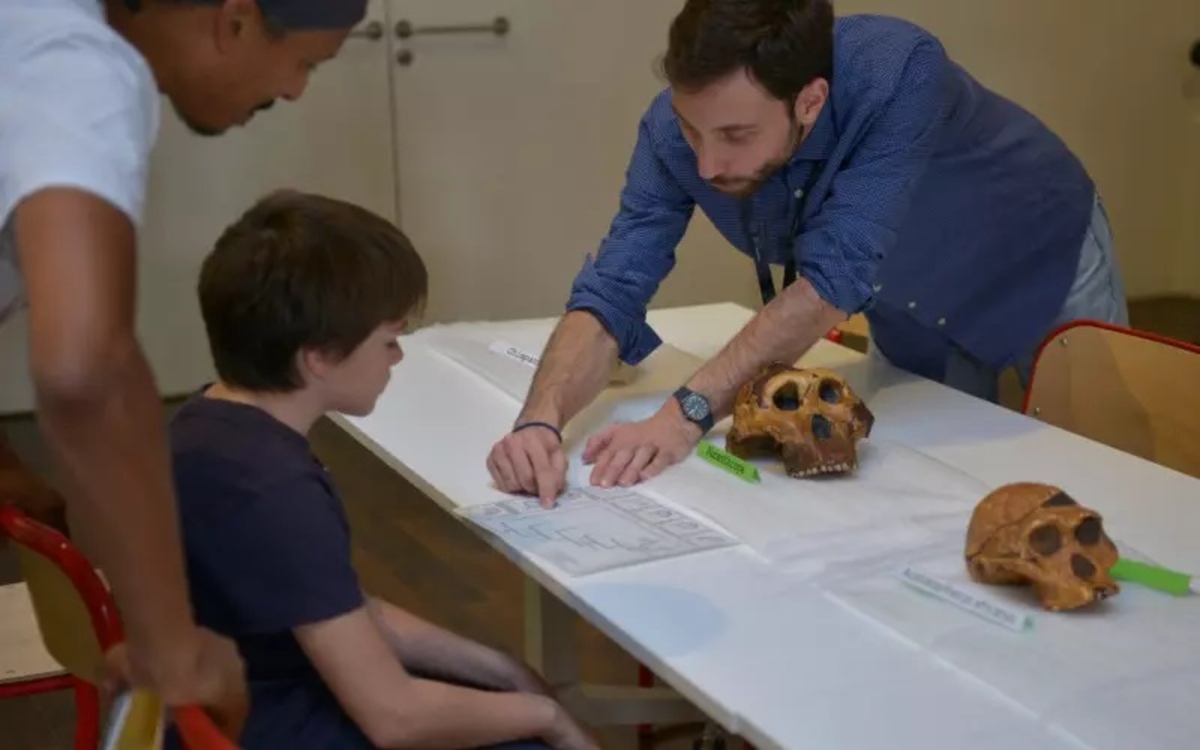 Atelier pour la fête de science au musée de l'homme