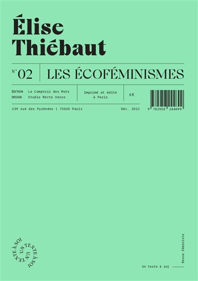 Couverture du deuxième numéro de la revue 