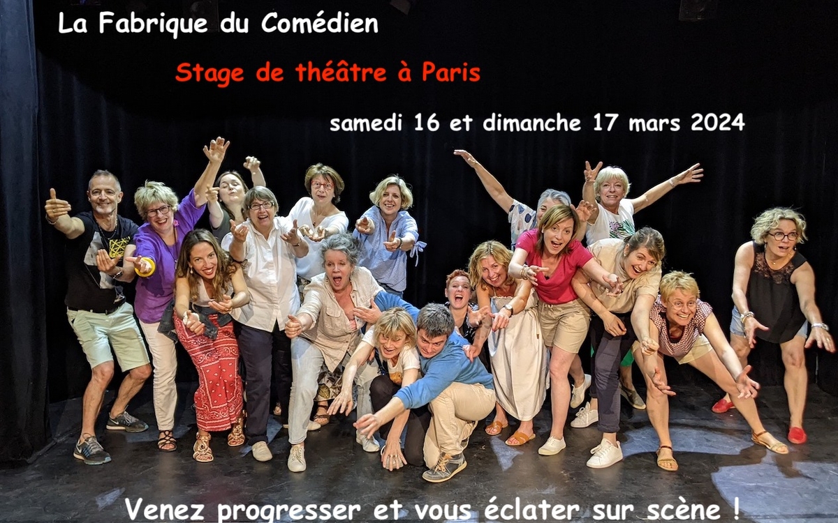 stage de théâtre à Paris week-end mars