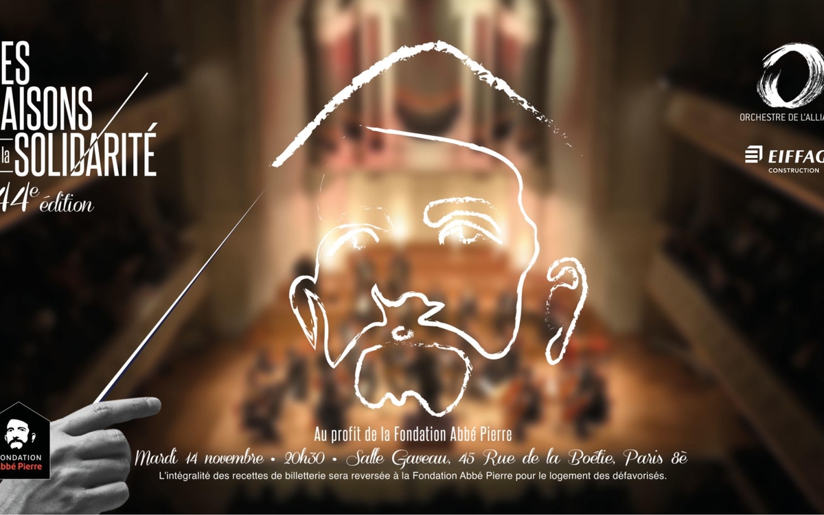 Affiche 44e Saisons de la Solidarité de l'Orchestre de l'Alliance