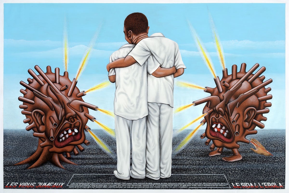 Chéri Samba Les virus jumeaux, 2014