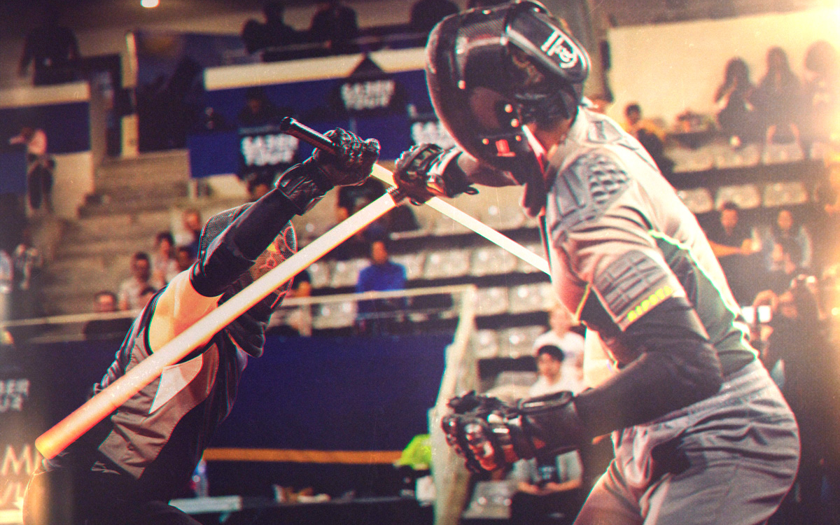 Jérem VS Guillaume à l'Open de France de sabre laser 2023