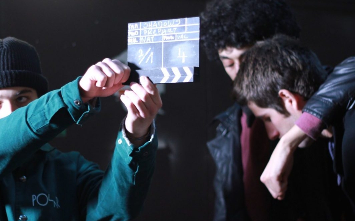 tournage pendant le stage cinéma