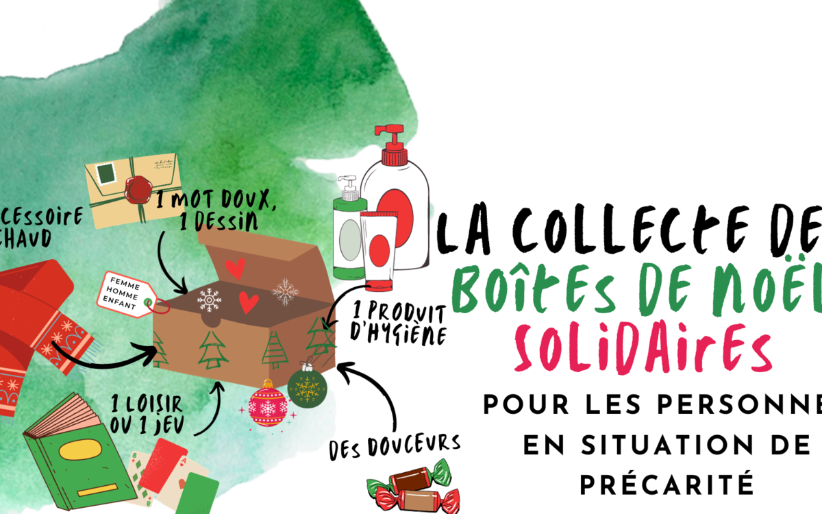 Collecte de boîtes de Noël solidaires au Carreau du Temple