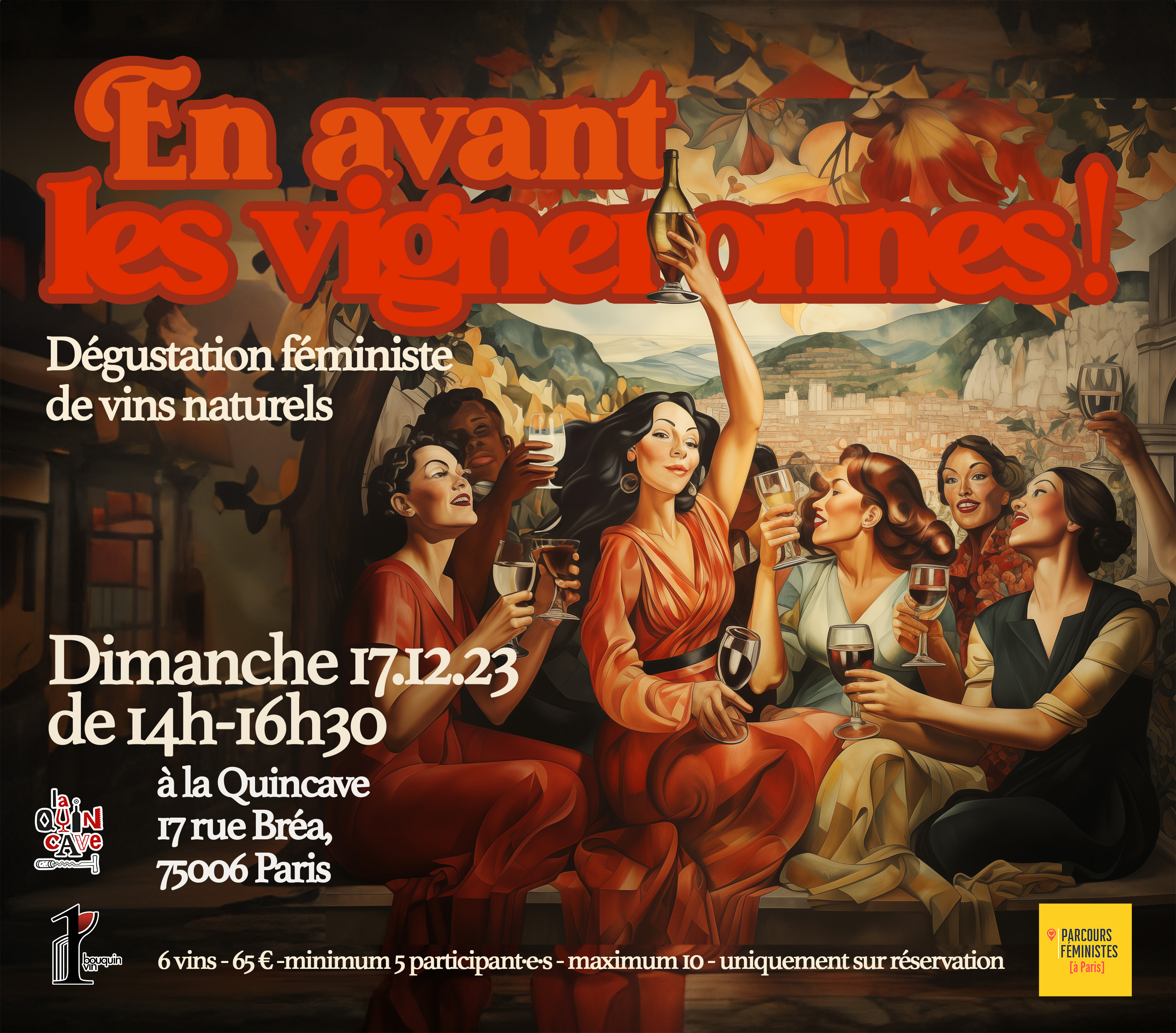 En avant les vigneronnes ! Dégustation féministe de vin nature