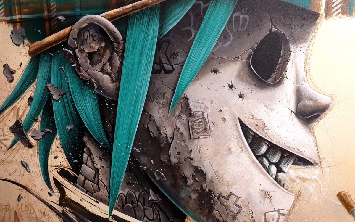 Oeuvre originale de l'artiste français Pez