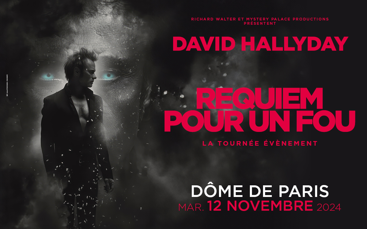 David Hallyday - Requiem pour un fou - La tournée - Ville de Paris