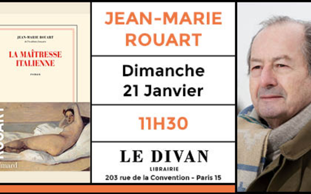 Littérature : Jean-Marie Rouart au Divan