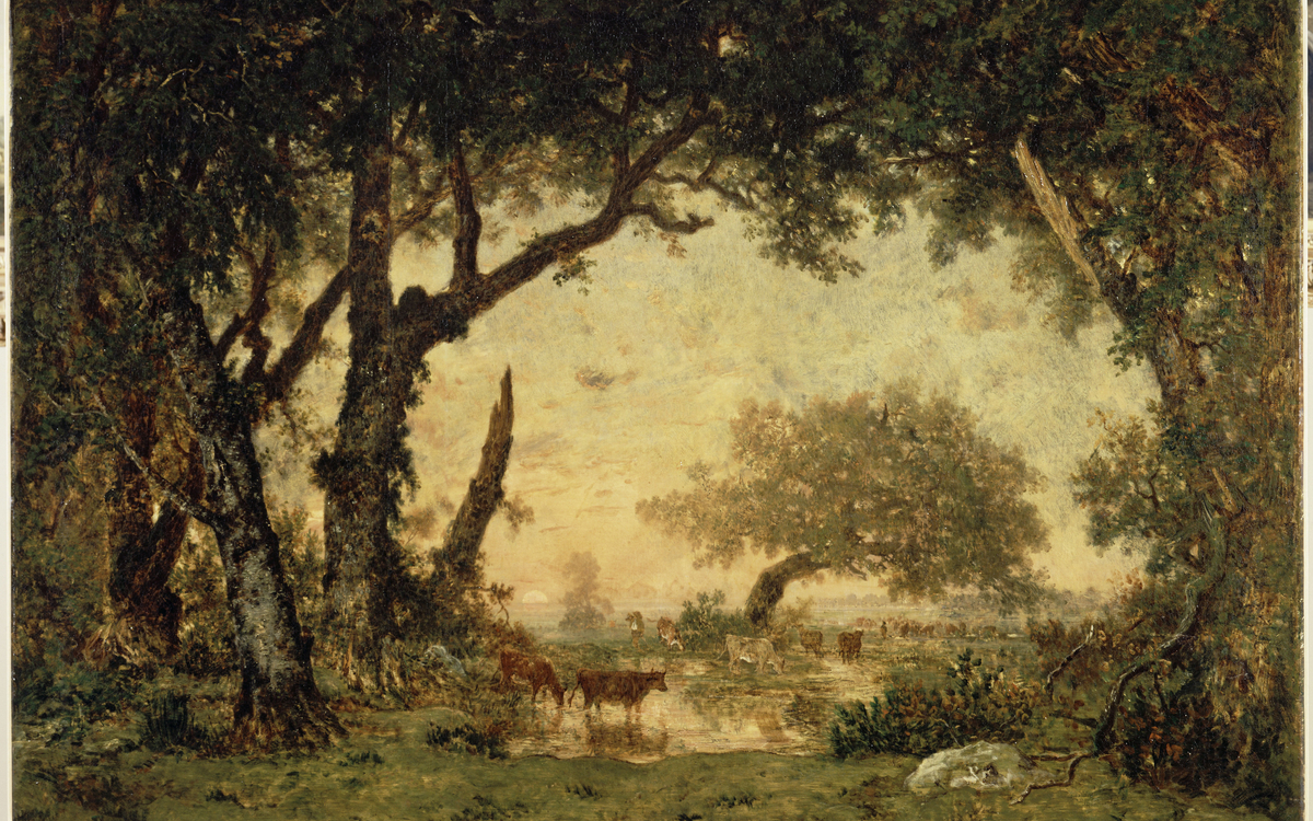 Théodore Rousseau - La Voix de la forêt au Petit Palais