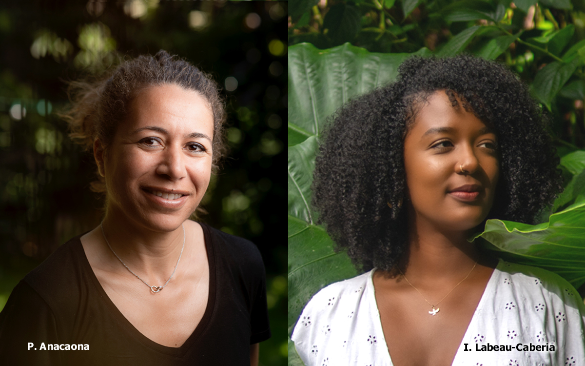 Photos portraits de Paula Anacaona et Isis Labeau-Caberia