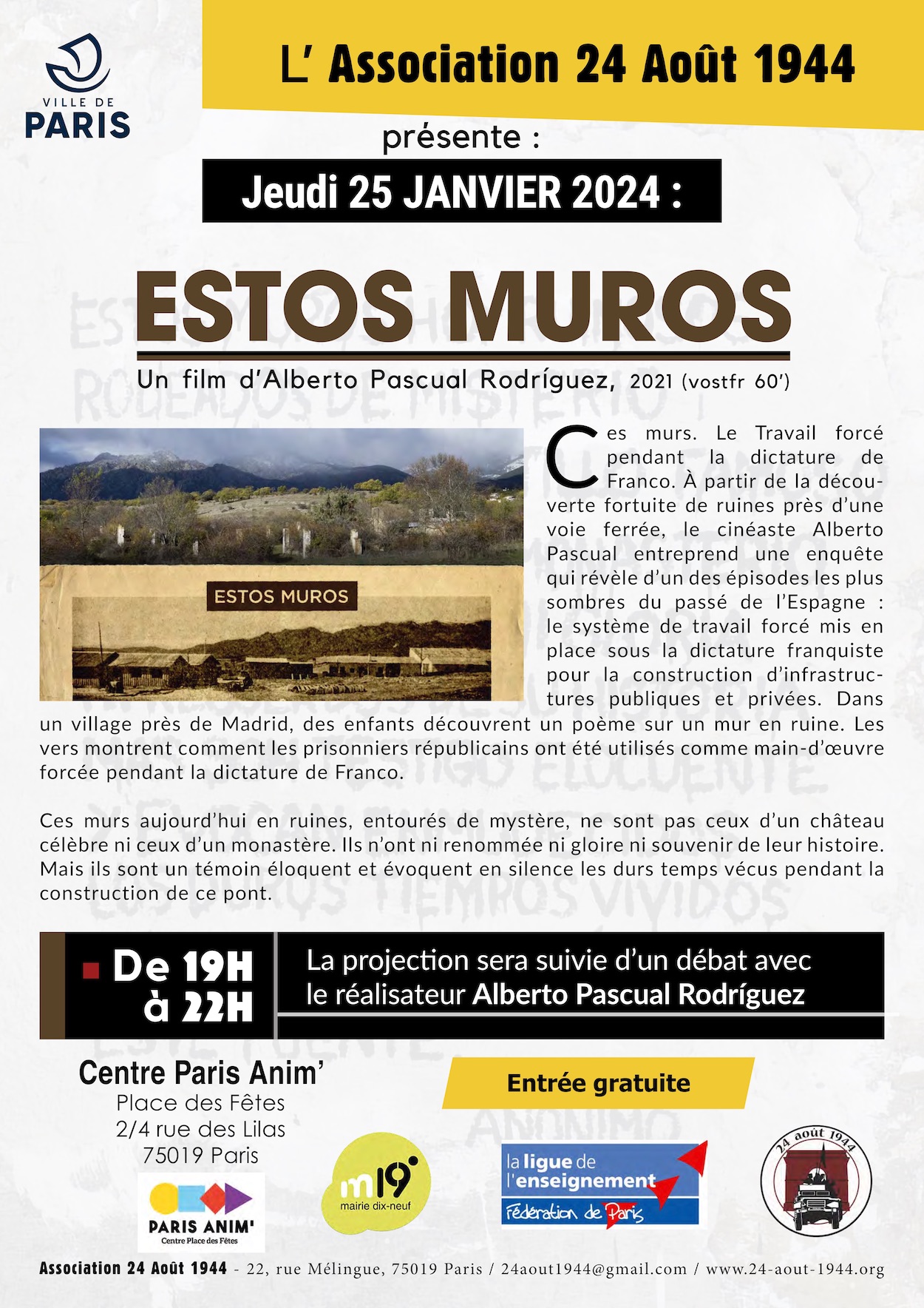 L'Espagne les camps où le régime franquiste a enfermé tant de républicains. Ces murs en sont des vestiges