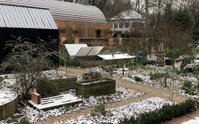 Potager de Bercy sous la neige