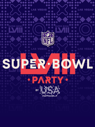 Affiche du Super Bowl 2024