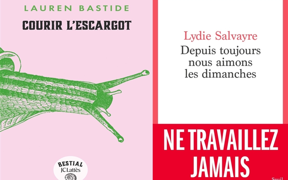 couvertures des romans de Lauren Bastide et Lydie Salvayre