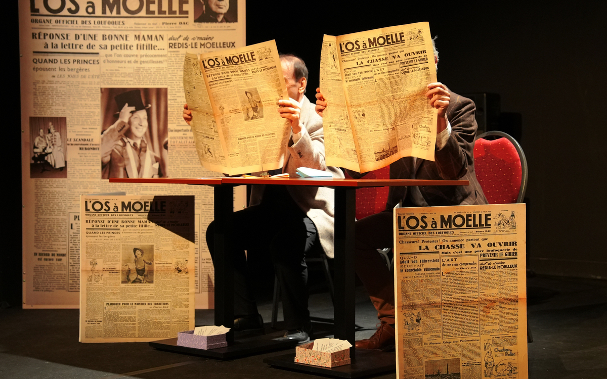 L'Os à Moelle, de Pierre Dac, mise en scène Anne-Marie Lazarini à l'Artistic Athévains