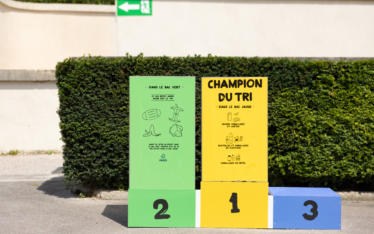 Tri des déchets.