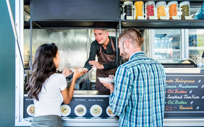 Food truck.