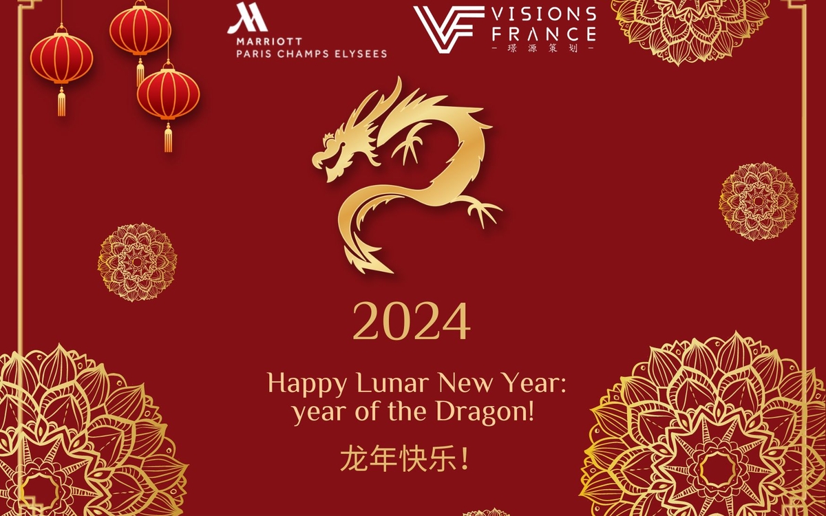 Célébration de la culture chinoise pour la nouvelle année, année du dragon