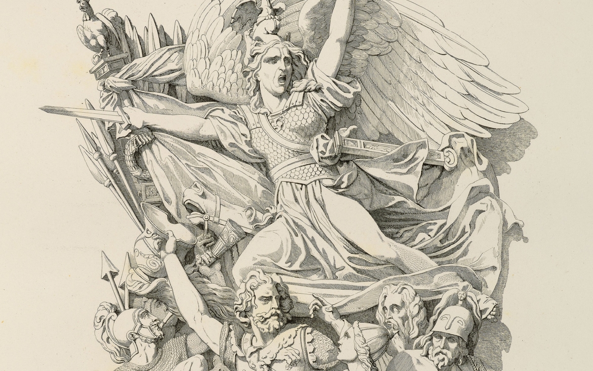 Reproduction du groupe sculpté par François Rude, Le Départ des Volontaires. 