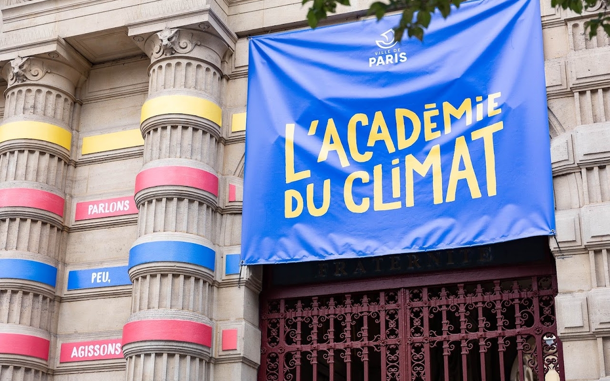Façade de l'académie du climat
