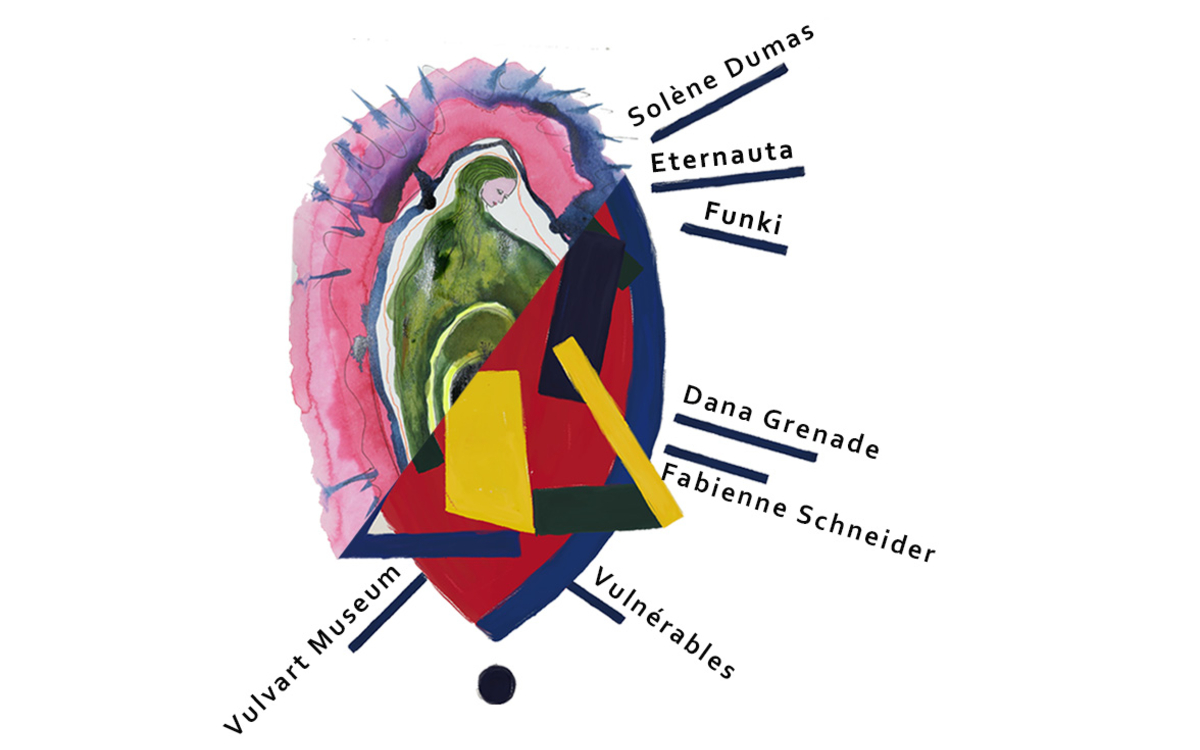 Intime / Extime : célébrons la beauté de la vulve! Exposition collective à La Vache Bleue, du 1er au 10 mars 2024