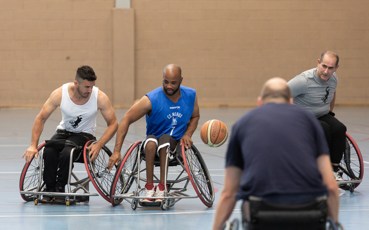 Match de basket Fauteuil