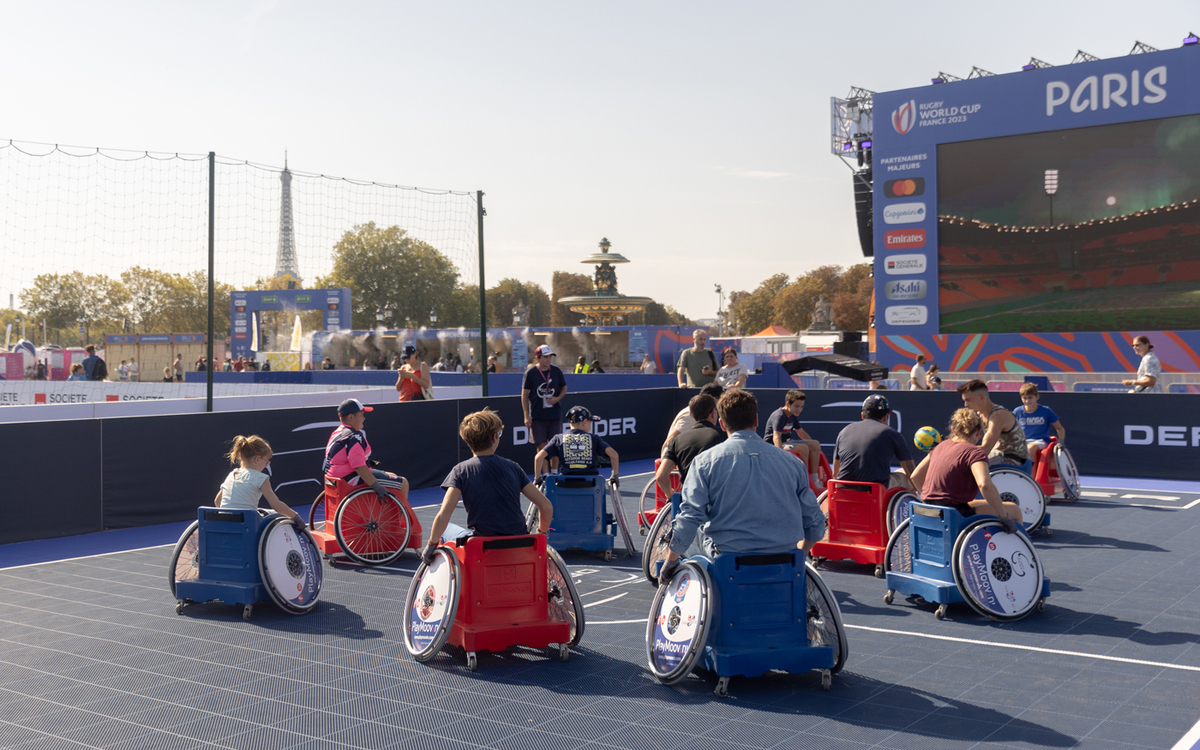 match de rugby fauteuil