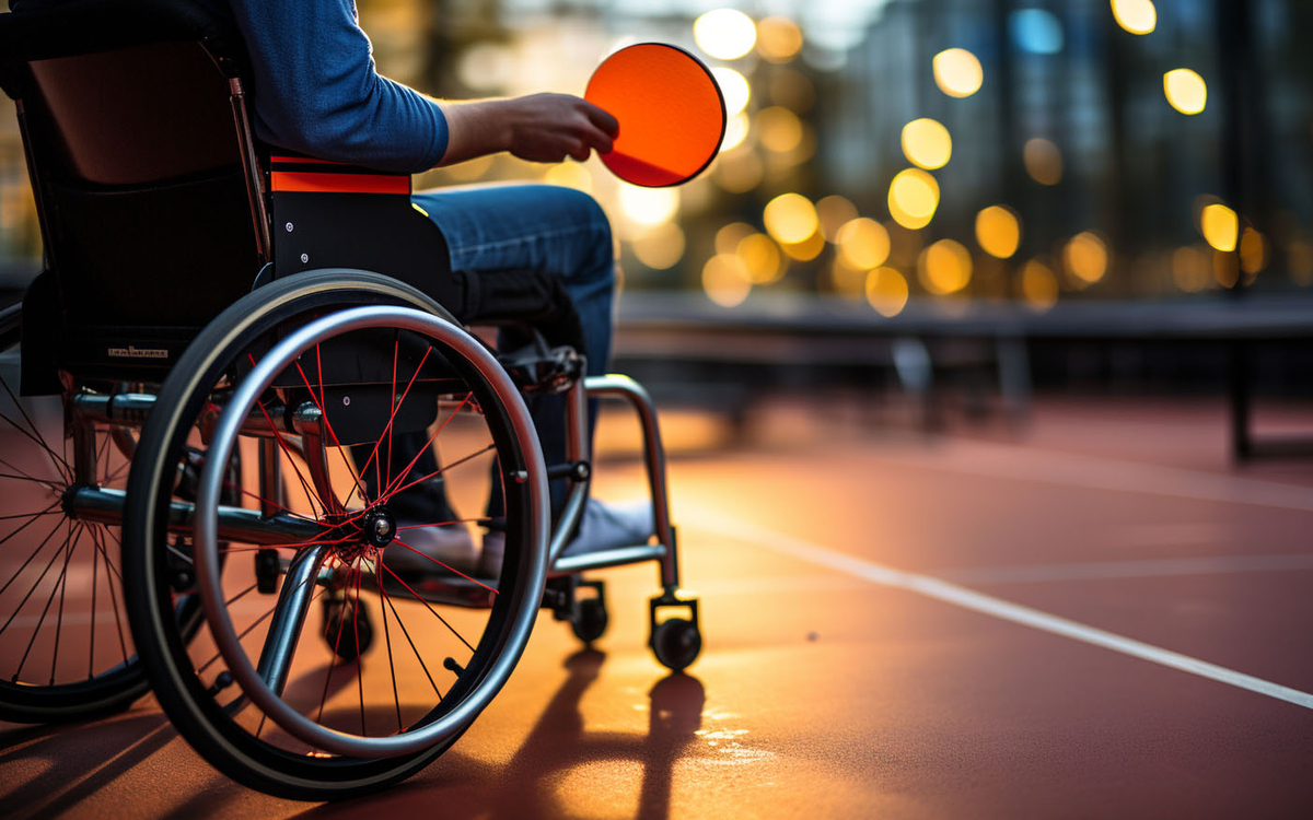 Joueur de para tennis de table