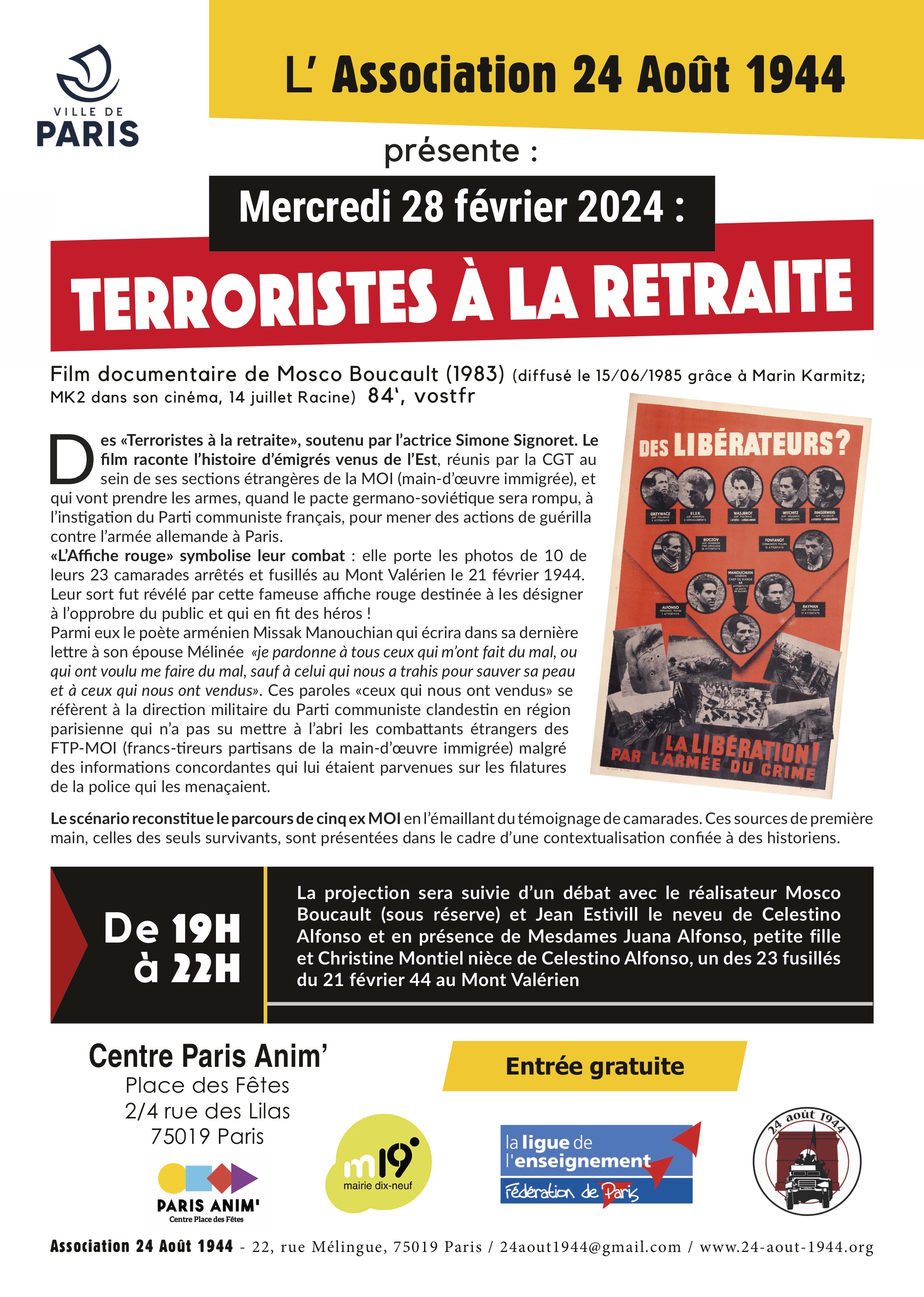 Des membres survivants du groupe témoignent de leurs actions et engagements.