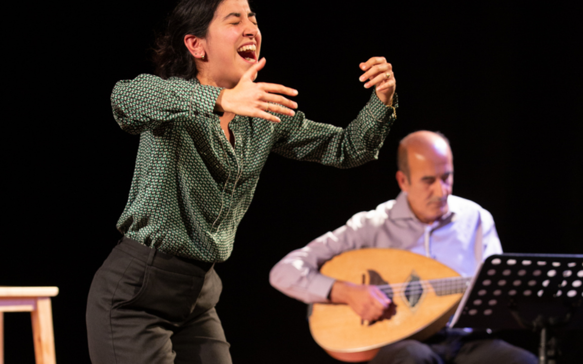 Yasmine Hadj-Ali et Zahir Djemaï et son mandole algérien