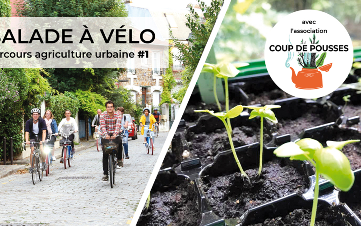 Cocyclette-Balade à vélo sur le thème de l'agriculture urbaine