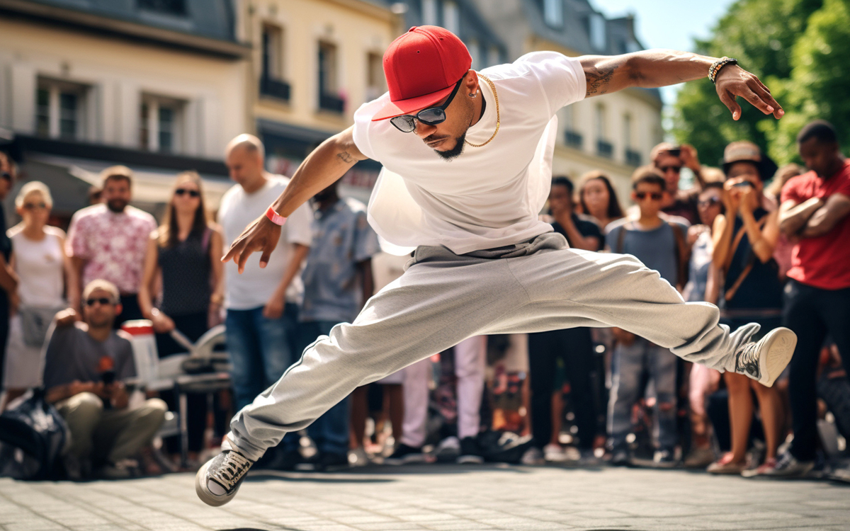 breakdancer dans la rue 