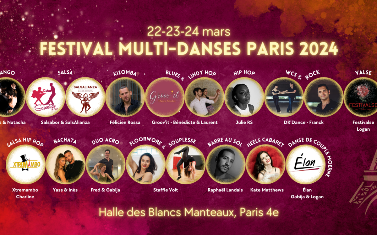 Artistes du Festival Multi-Danses Paris 2024
