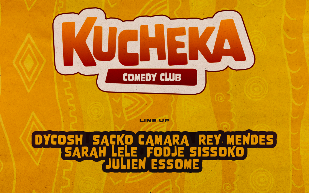Flyer Kucheka comedy club. Le 12 avril 2024 au théâtre les enfants du Paradis