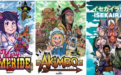 Dessins des couvertures des mangas de Djiguito
