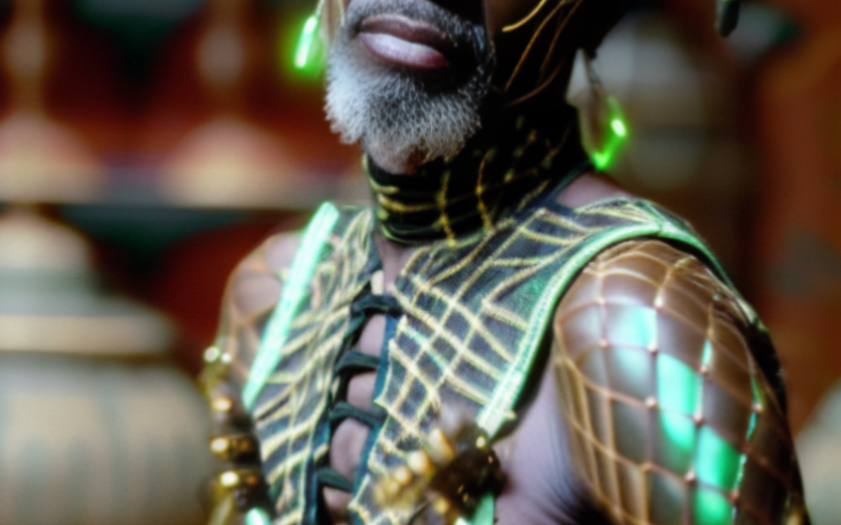 Grace à l'imaginaire de l'intelligence artificielle des portraits apparaissent et se transforment.