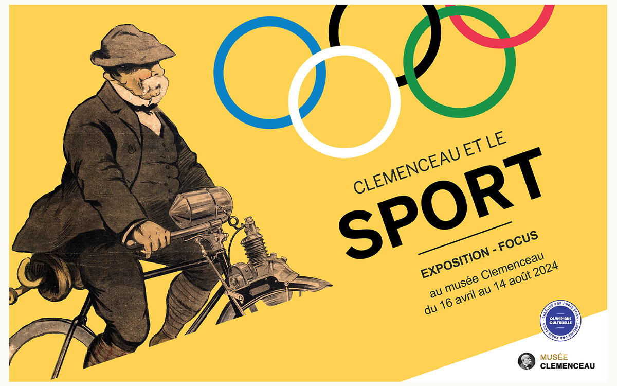 Clemenceau et le sport, affiche