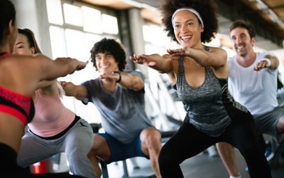 Cours de gym. 